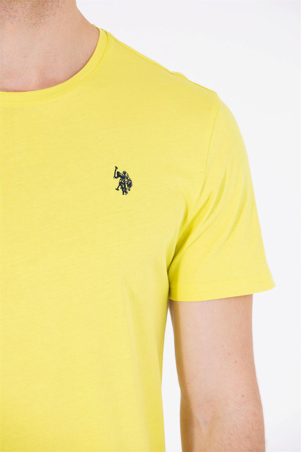 U. S. Polo Assn Мужская футболка Citron Basic с круглым вырезом - U.s. polo assn фото 14