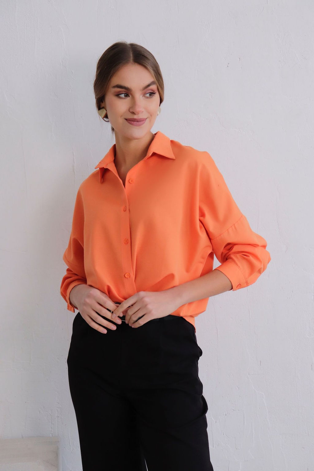 11369 Рубашка коралловая - Martichelli фото 11