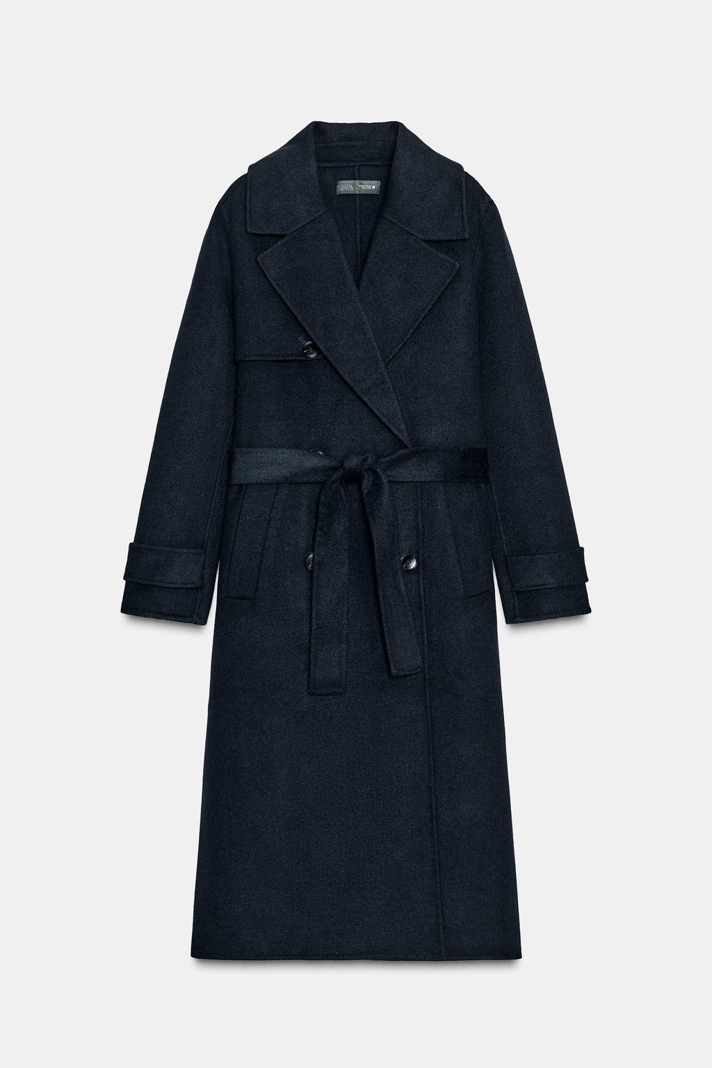 WOOL COAT WITH BELT - Zara фото 6