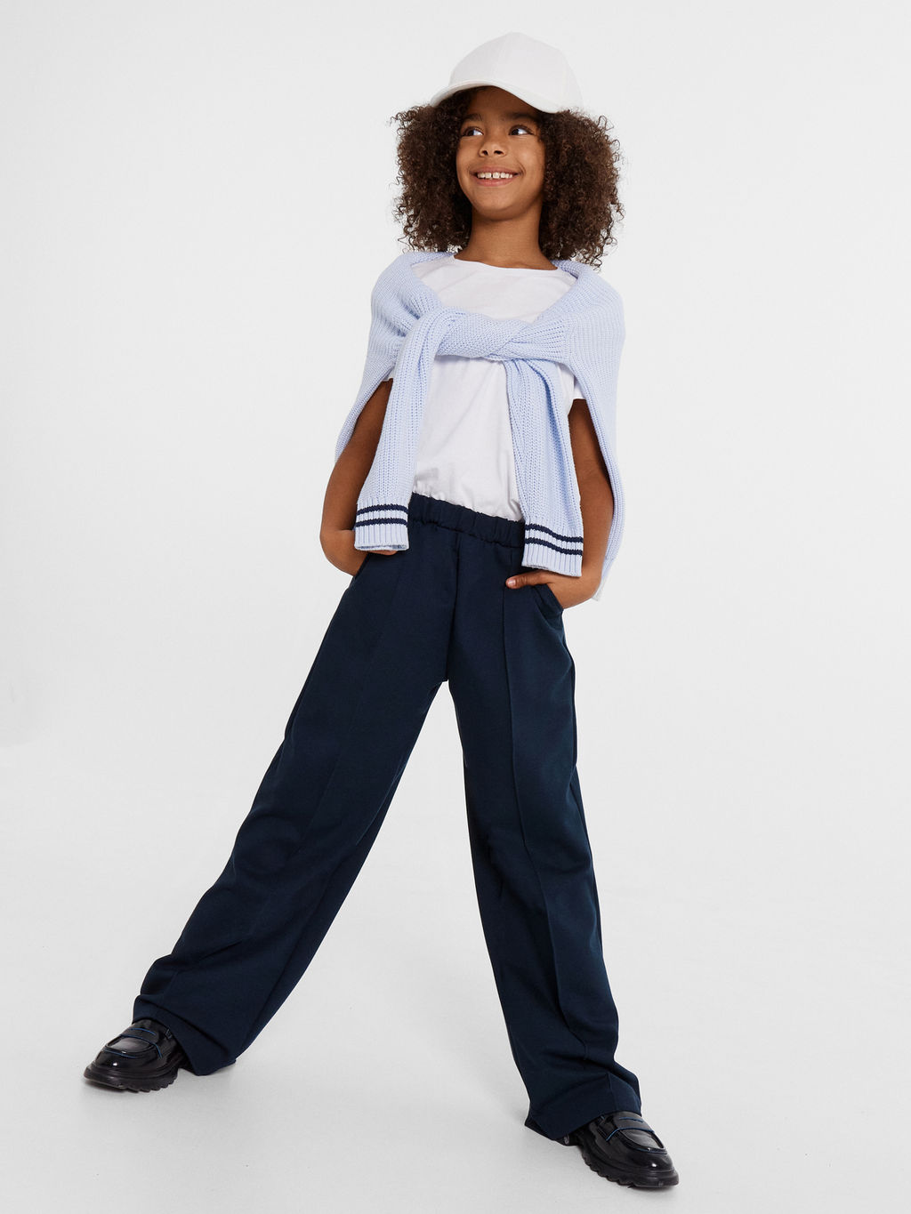 Брюки для девочек в синем цвете - Mark formelle фото 2