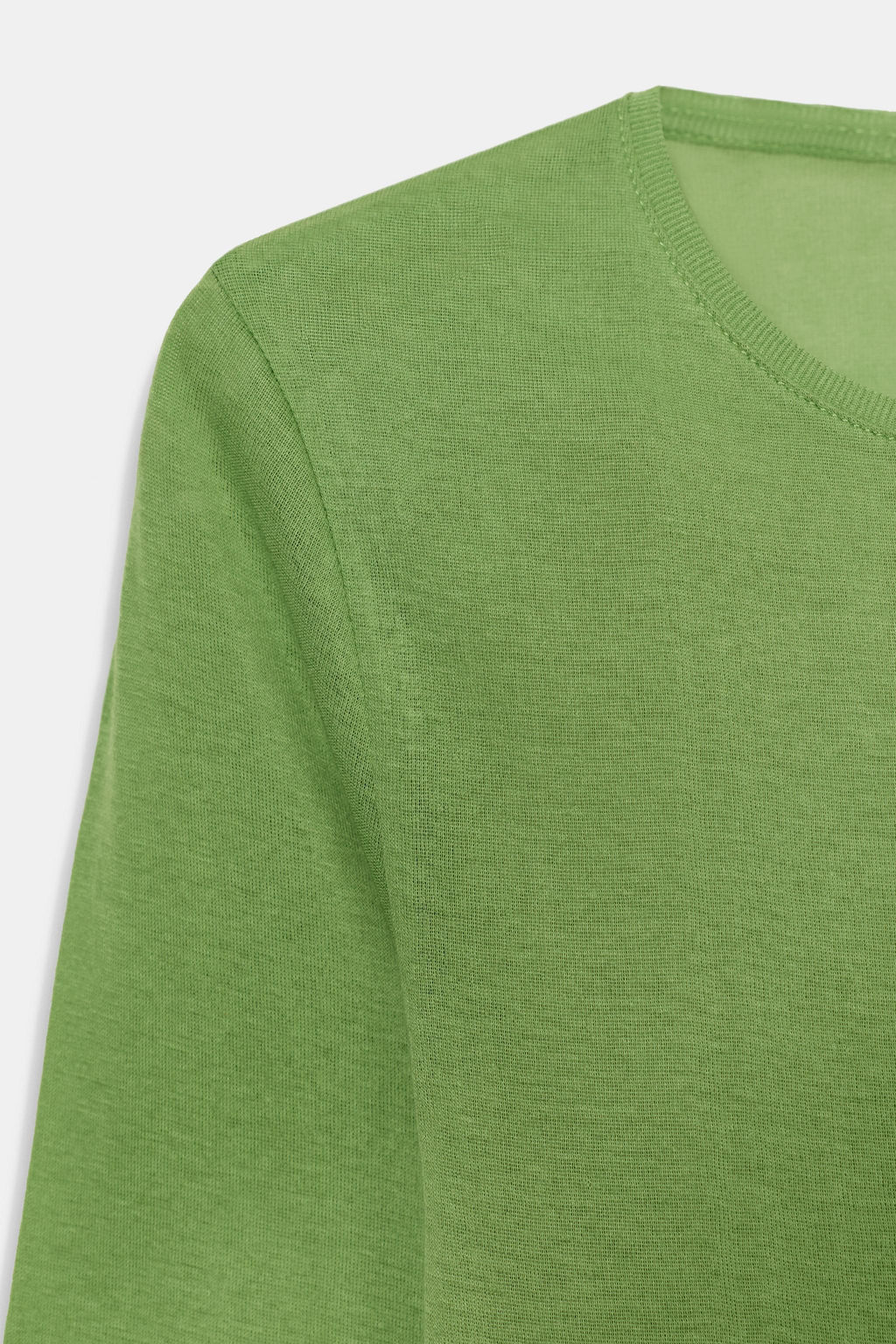 CAMISETA CROPPED SUPIMA® / Verde - Zara фото 7