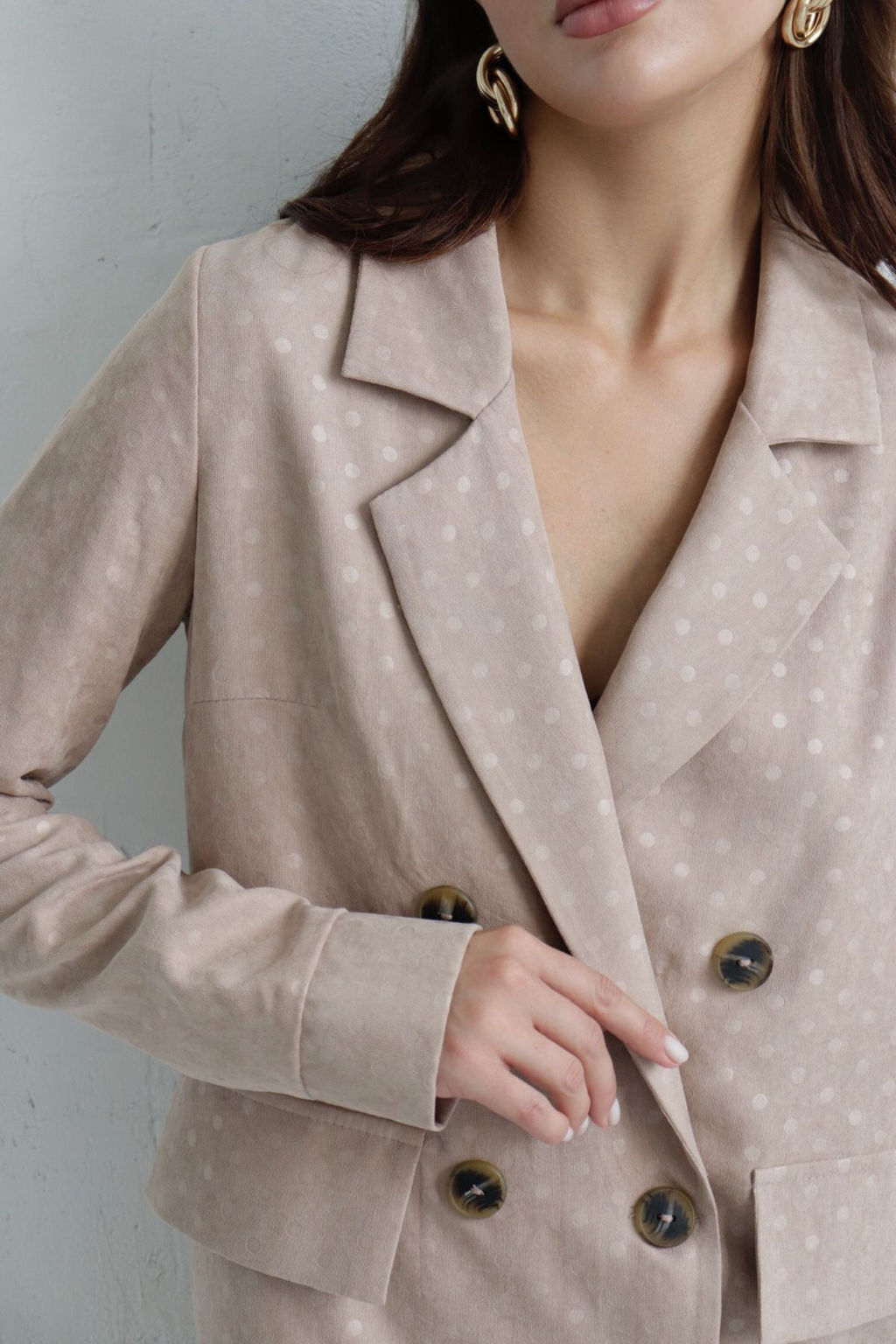 Двубортный жакет с английским воротником - Martichelli фото 64