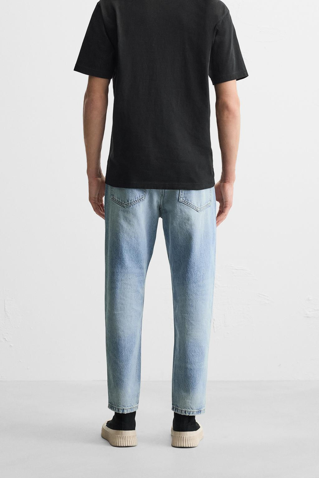 SLIM CROPPED-FIT JEANS - Zara фото 15