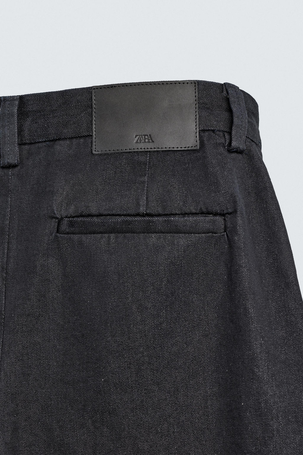 PANTAL?N CHINO DENIM PLIEGUES / ?ndigo - Zara фото 11