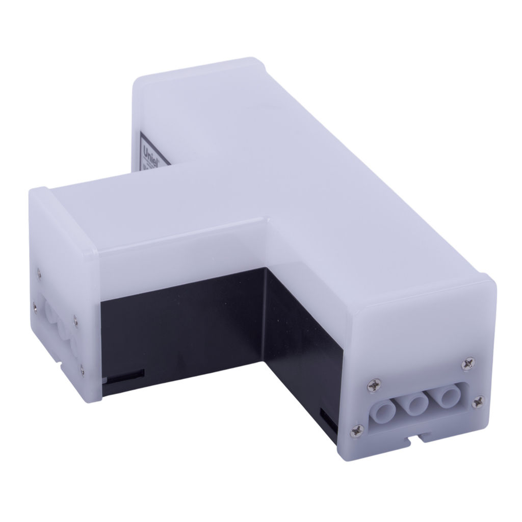 ULO-N11T-10W/4000K IP40 BLACK Светильник светодиодный T-образный. Белый свет (4000K). 1000Лм. Алюминий. Цвет черный. TM Uniel