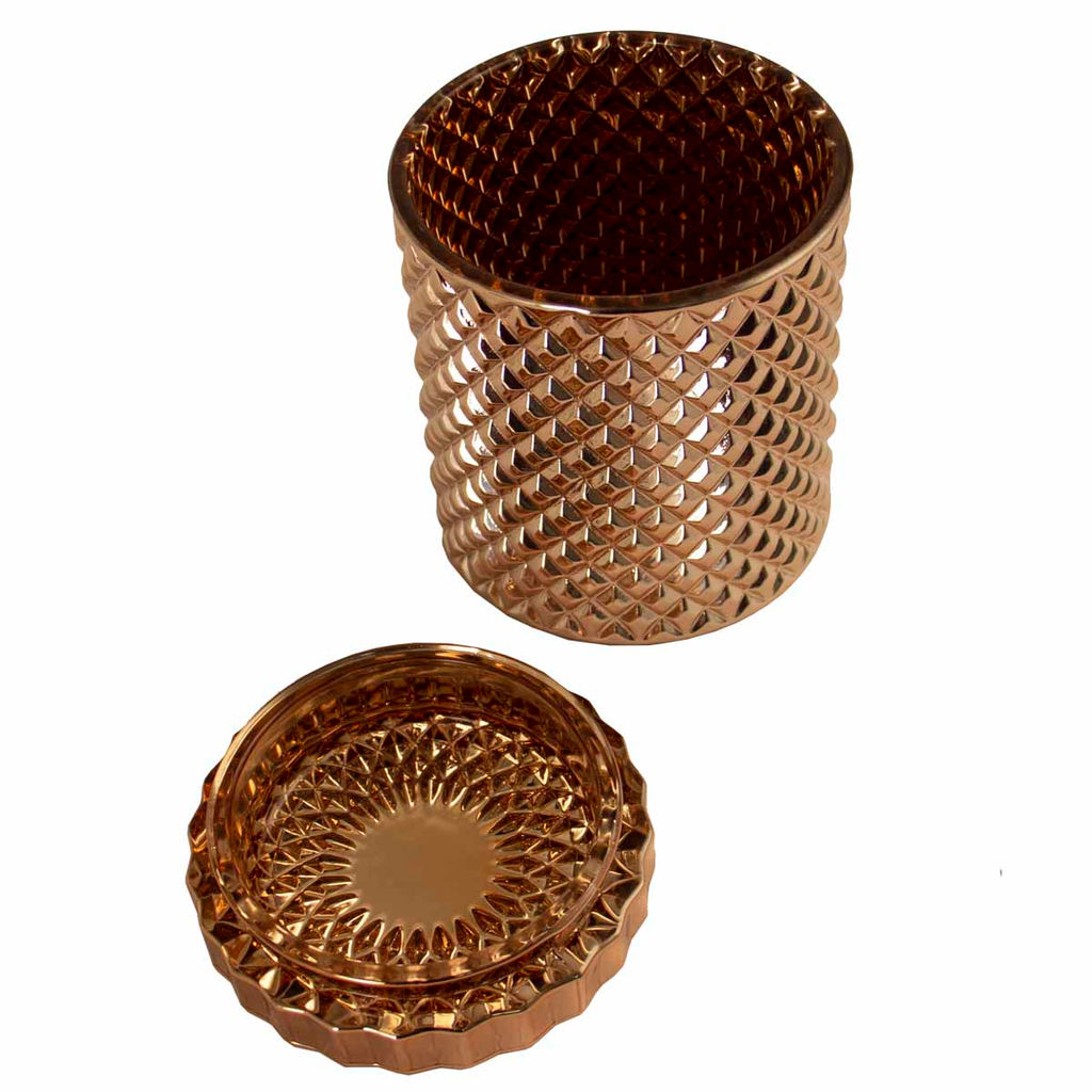 41259 GIPFEL Шкатулка DIAMOND 9.5x11.5 cм. Цвет: золотистый. Материал: стекло с напылением  фото 2