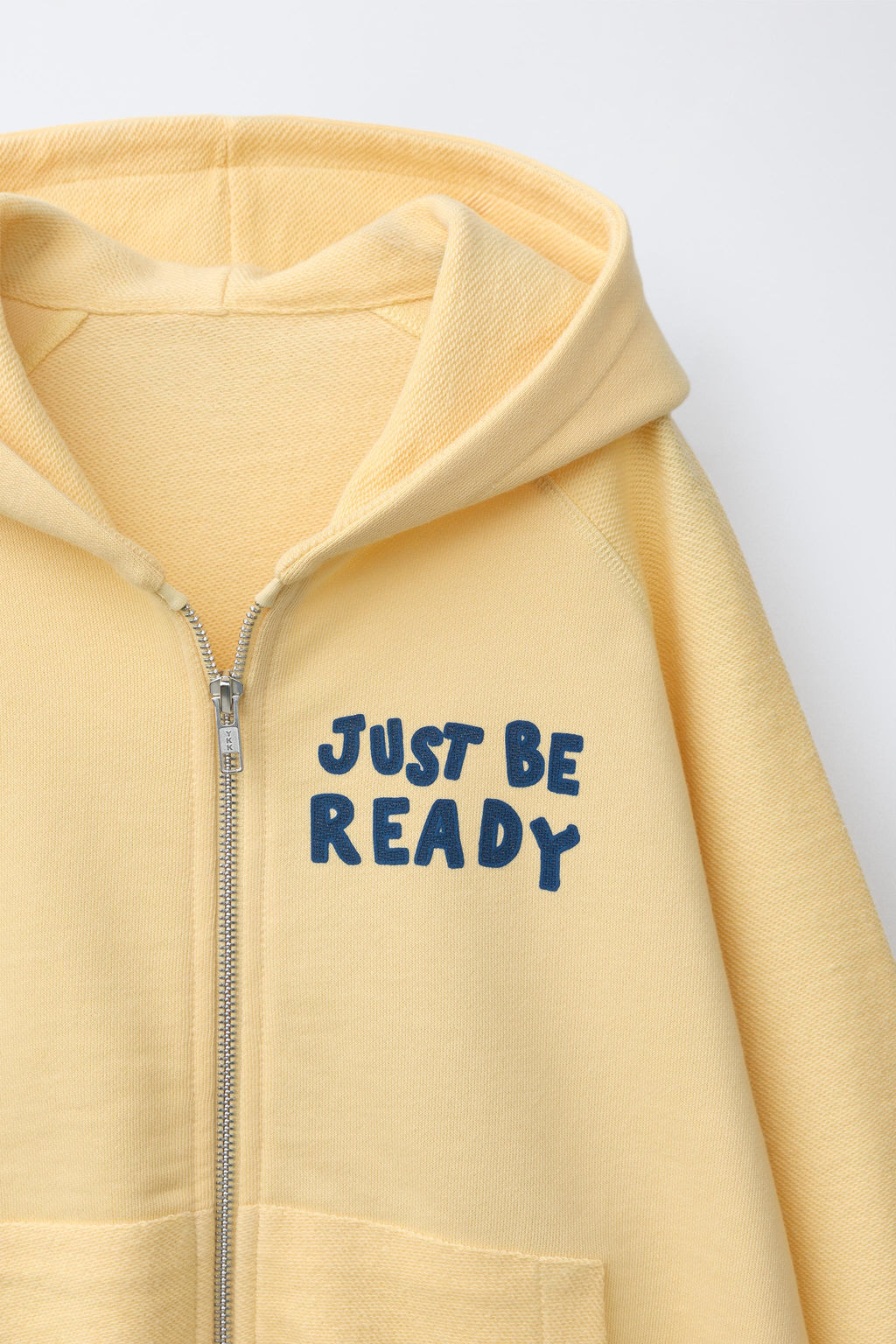 SUDADERA CAPUCHA ESTAMPADO / Amarillo - Zara фото 3