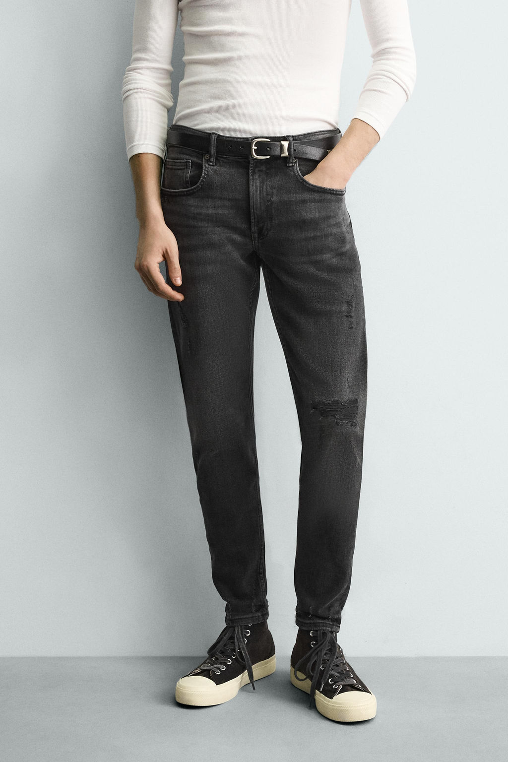 JEANS SKINNY FIT / Carb?n - Zara фото 11
