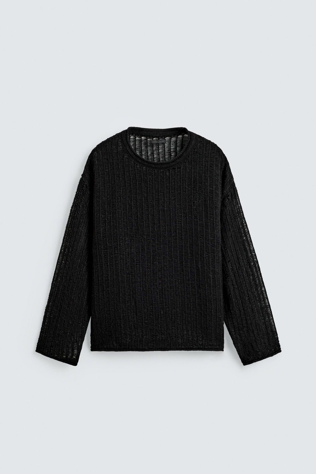 TEXTURED MESH JUMPER - Zara фото 7