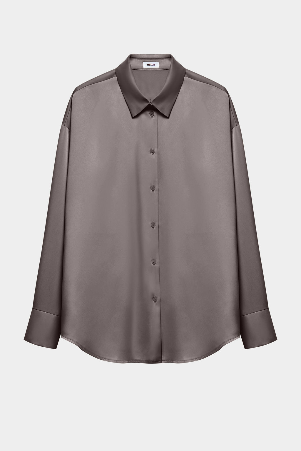 Рубашка из сатина с завязками - Mollis фото 5