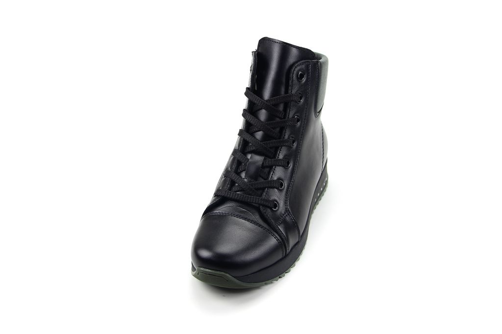 Ботинки EDART 311.omega2bl.black+green/мех