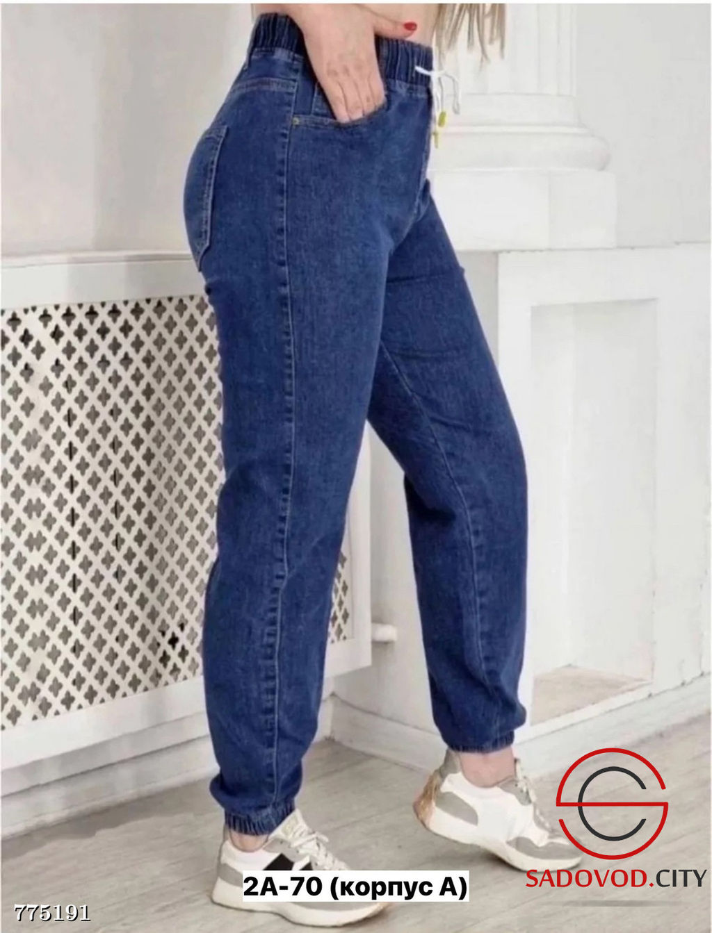 Джинсы на резинке женские - Bruno фото 3