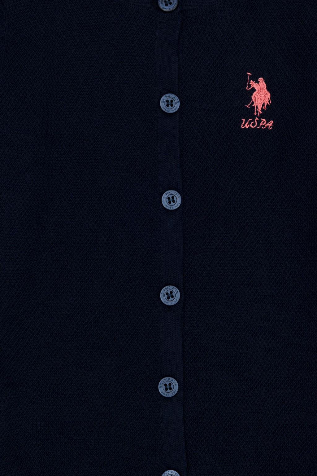 U. S. Polo Assn / Темно-синий трикотажный кардиган для девочки - U.s. polo assn фото 9