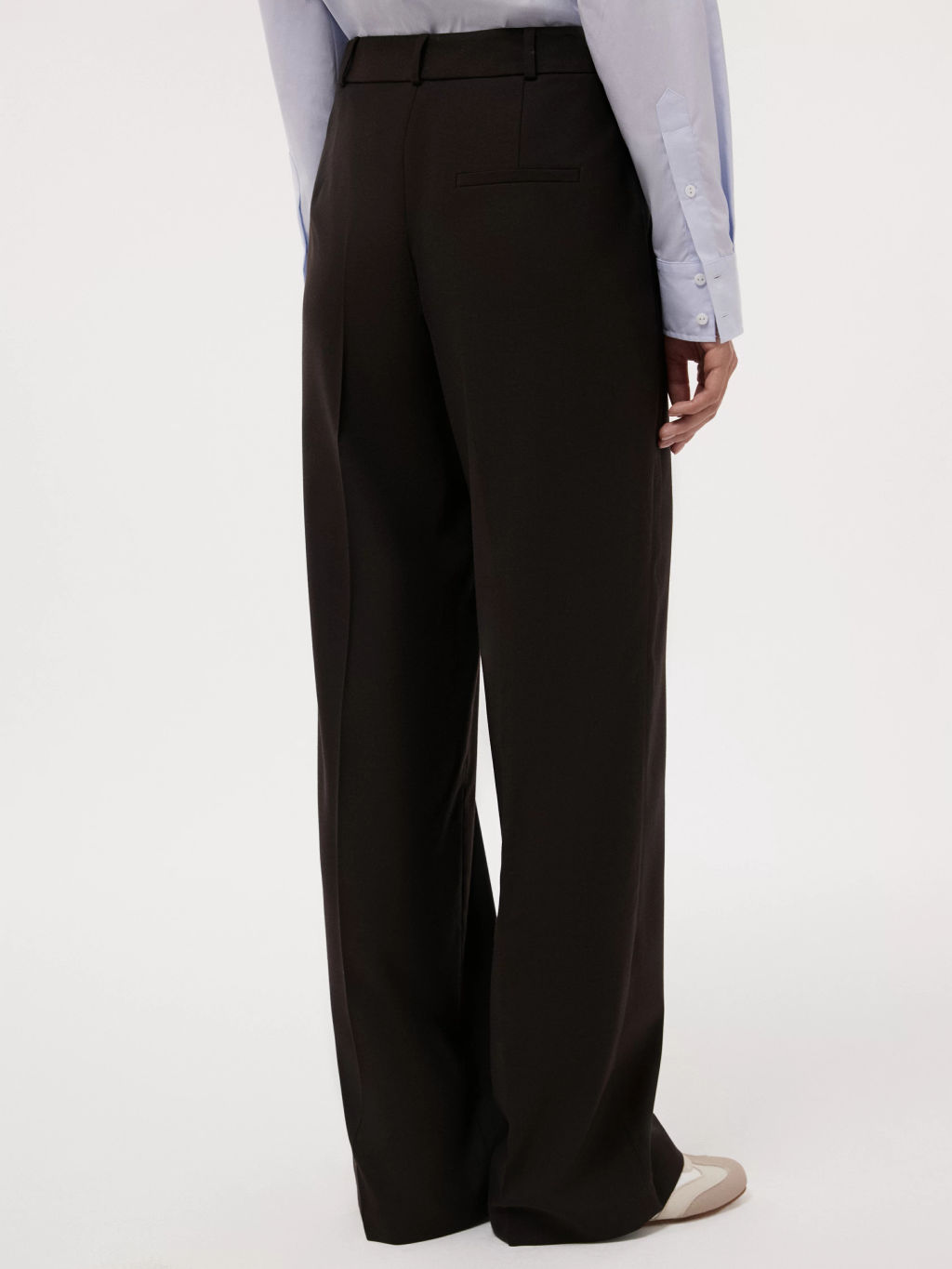 Костюмные брюки с шерстью, Коричневый, 1-41205_50190-024