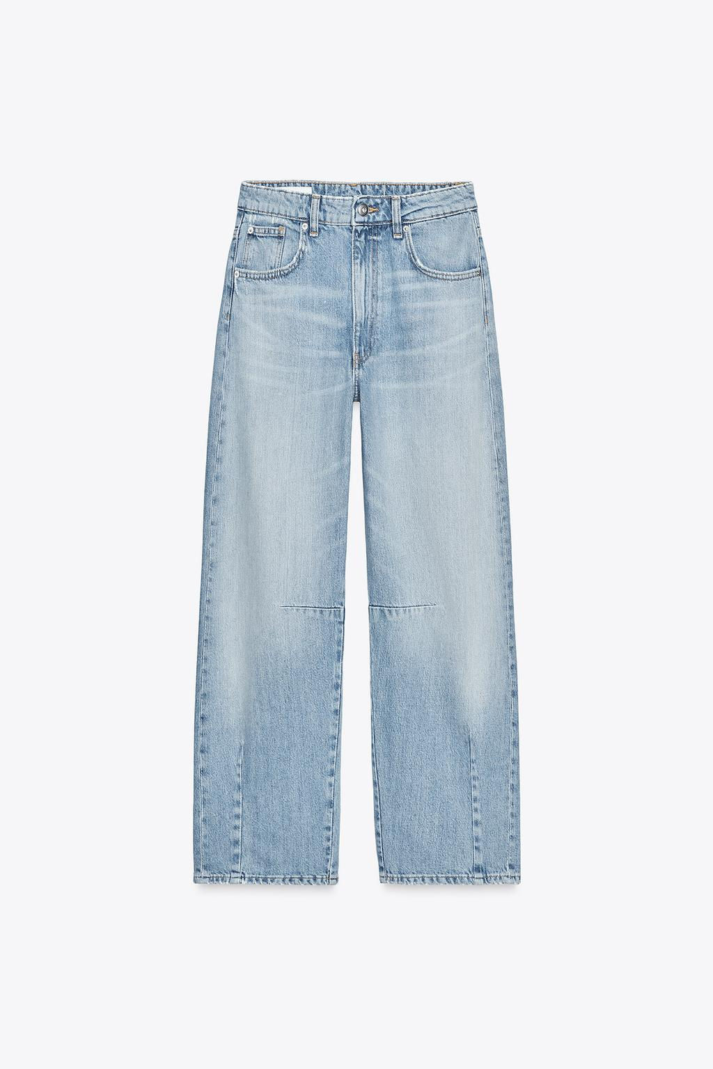TRF BAGGY BALLOON MID-WAIST JEANS - Zara фото 9
