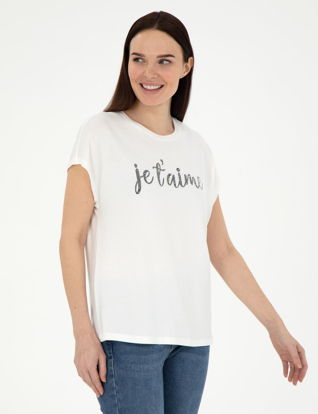 Beyaz Comfort Fit Ti__rt