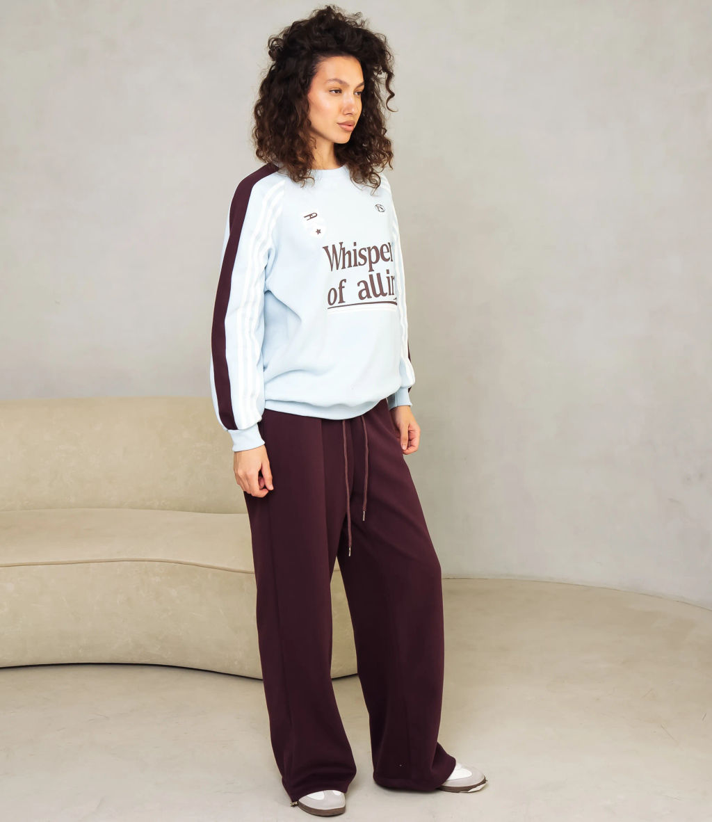 Спортивный костюм #КТ333 (4), голубой, шоколадный - Dommod фото 2