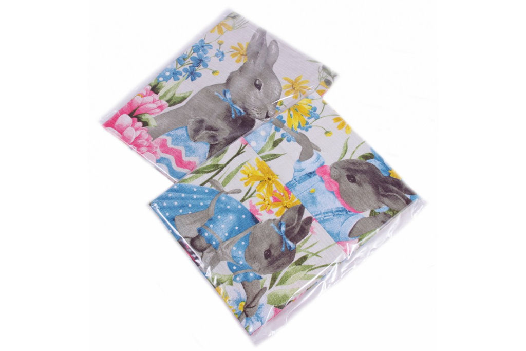 Набор вафельных полотенец Купон (3 шт.) в пакете тдл 29242-1 - Наталья-текстиль фото 2