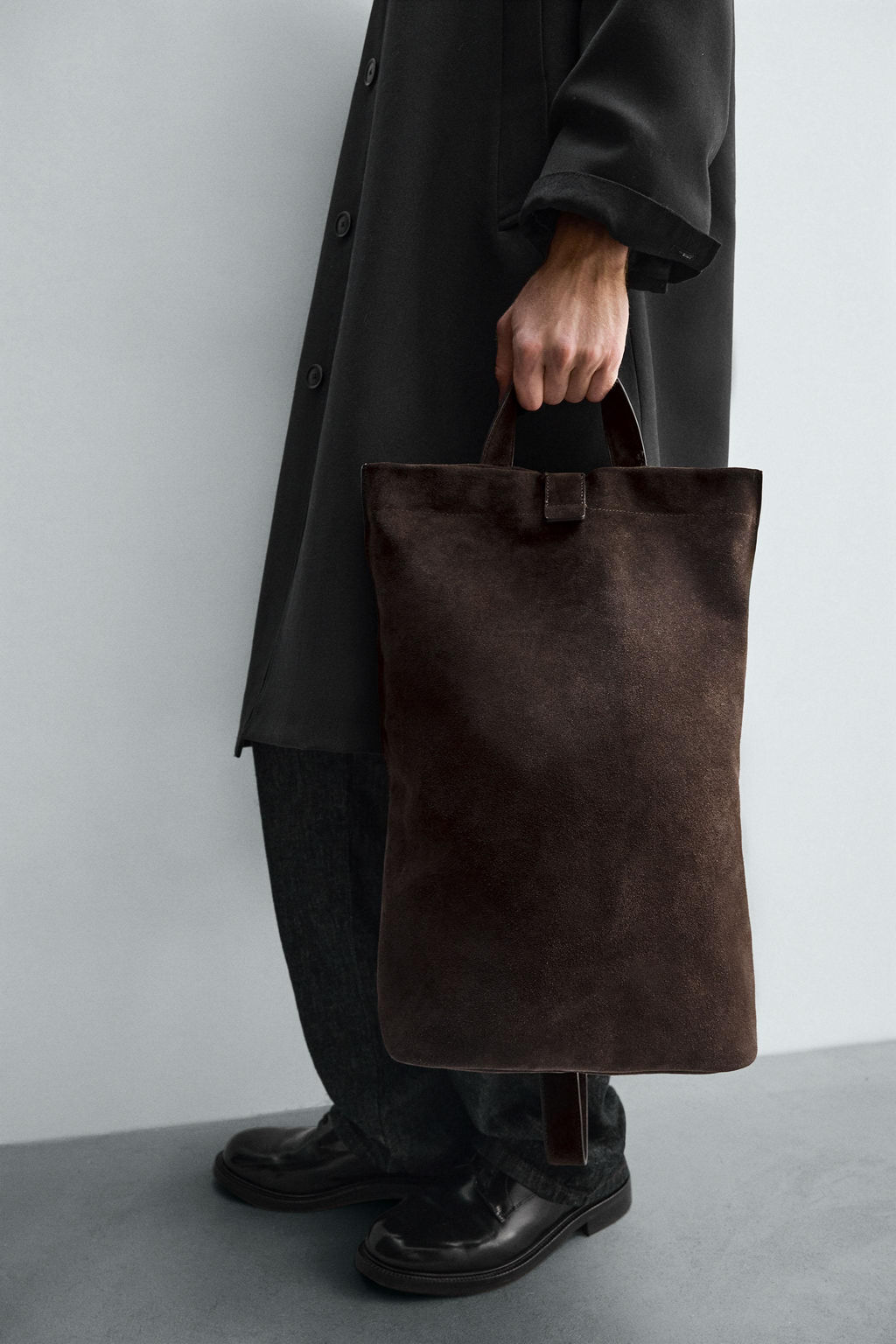 LEATHER TOTE BAG - Zara фото 6