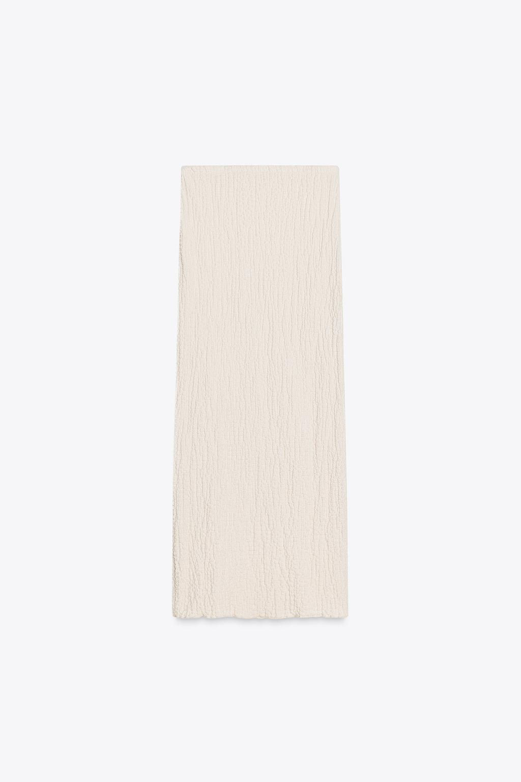 LONG TEXTURED SKIRT - Zara фото 6
