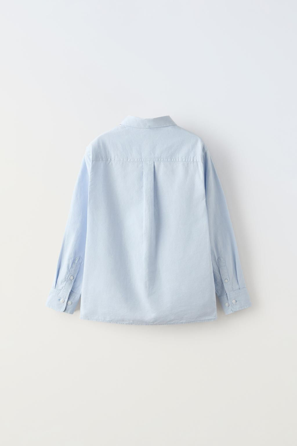 TEXTURED SHIRT WITH POCKET - Zara фото 5