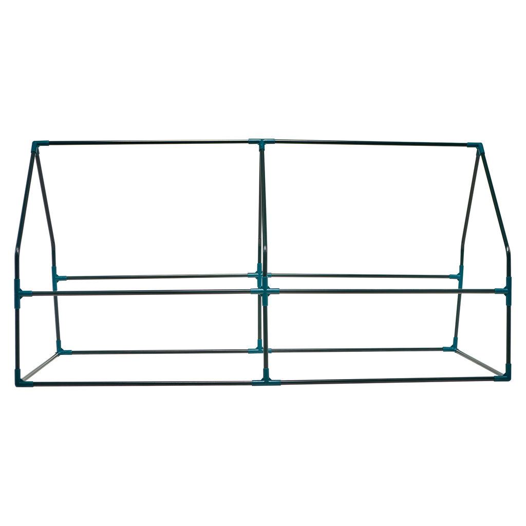 UGH-S30 L120 GREEN/GREEN Парник уличный, 120x60x60см. Металлическая труба в ПВХ, цвет зеленый. Тент из армированного полиэтилена 135г/м2, цвет сетки зеленый. TM ФитоЛето - Volpe фото 6
