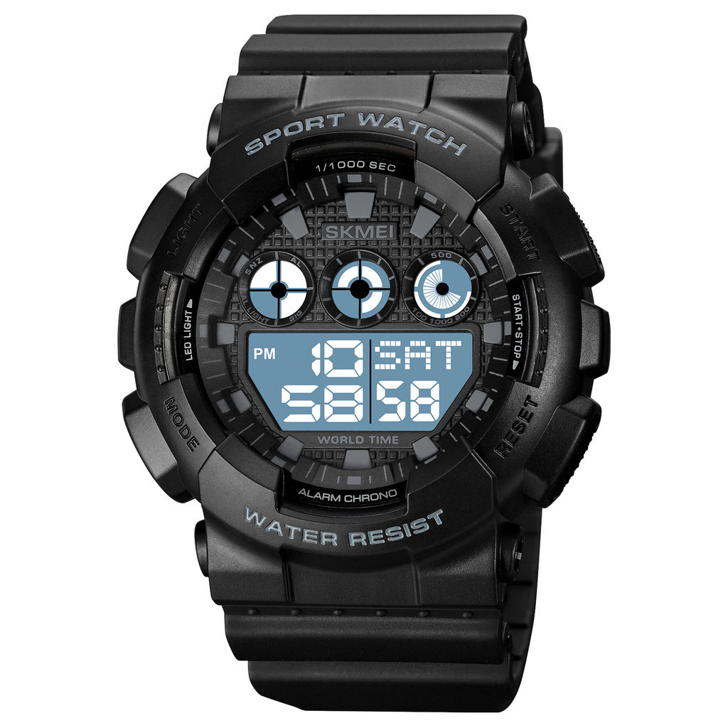 Часы наручные Skmei мужские электронные спортивные 1857black-white
