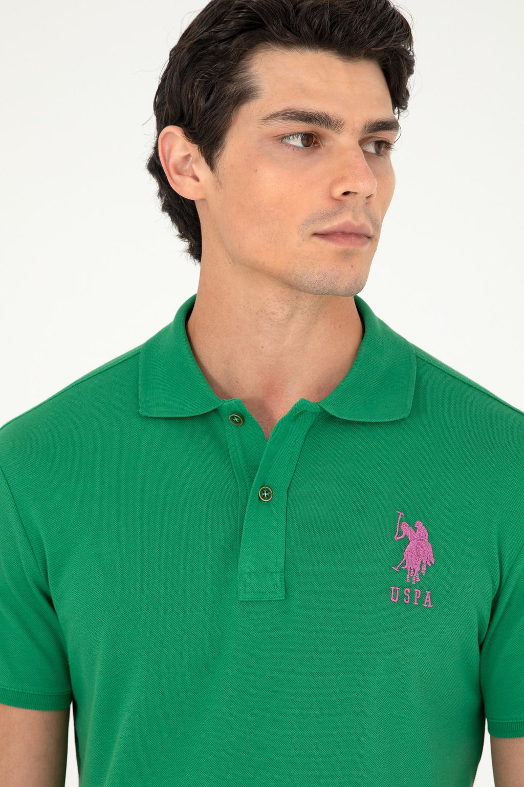 Мужская зеленая базовая футболка Неожиданная скидка в корзине - U.s. polo assn фото 9