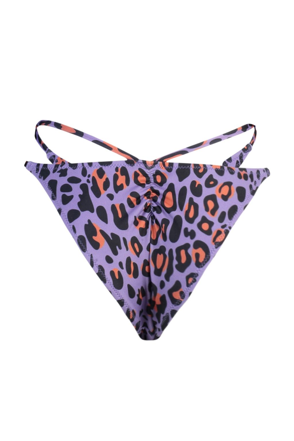 Leopar Desenli Biyeli High Leg Brazilian Bikini Alt? TBESS23BA00051