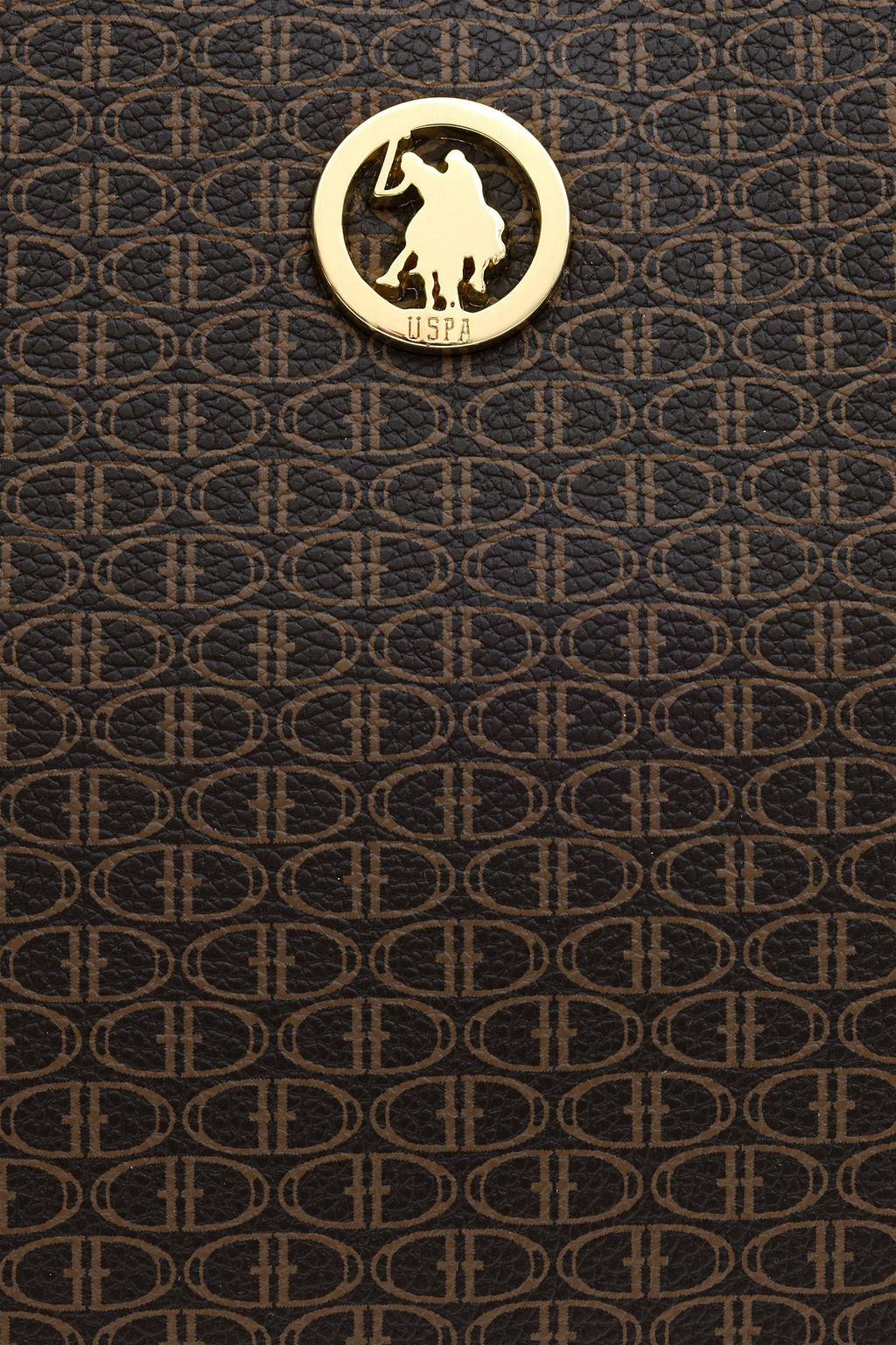 Женская коричневая сумка через плечо - U.s. polo assn фото 5