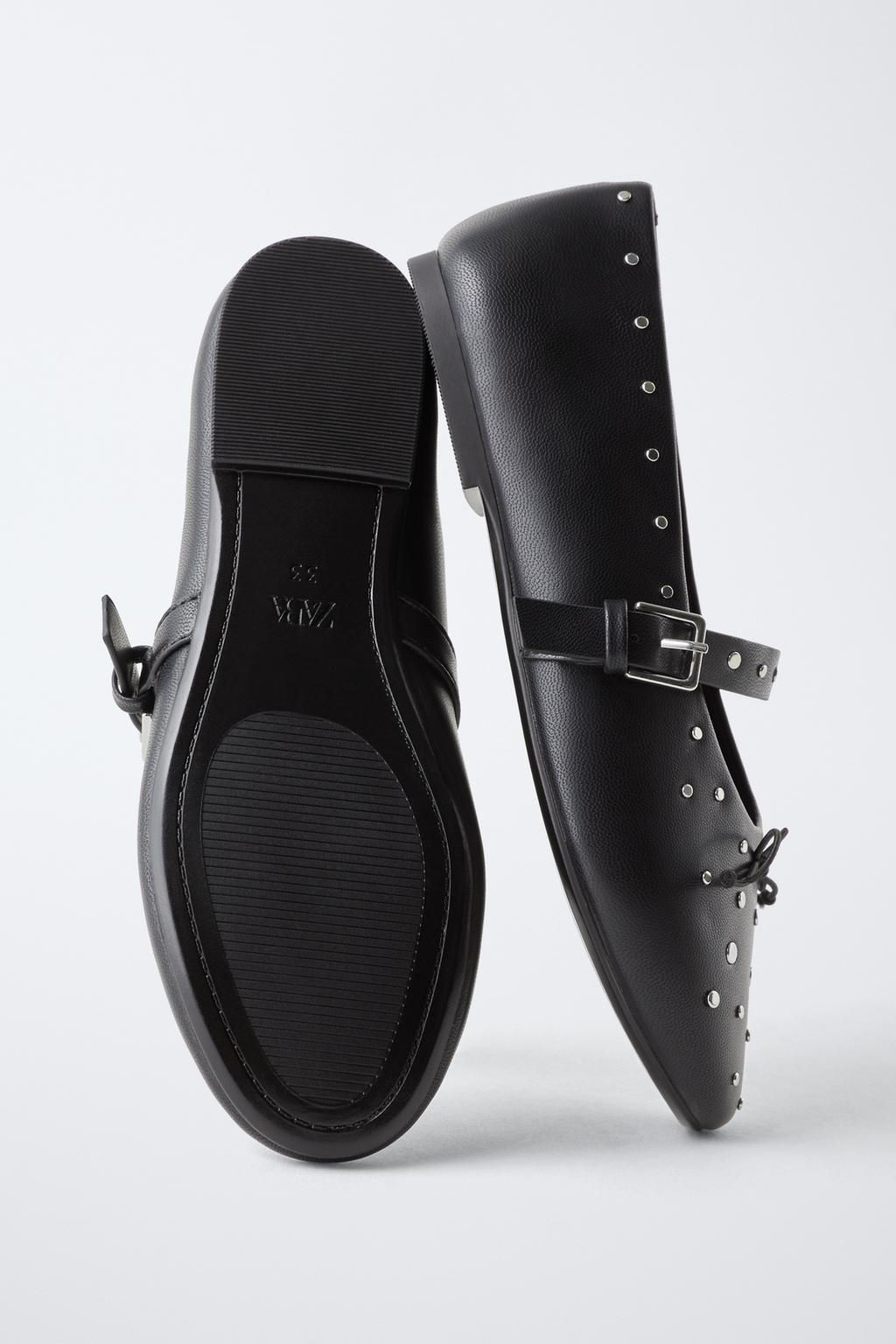 STUDDED BALLERINAS - Zara фото 6