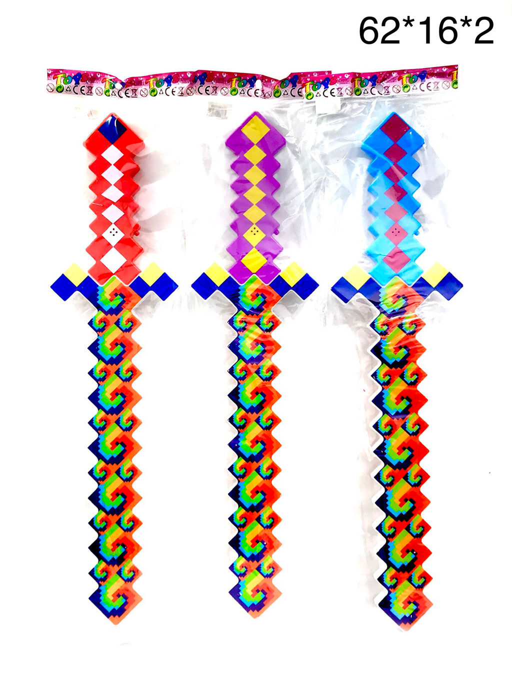 Меч Герои из кубиков (арт. 2225B)