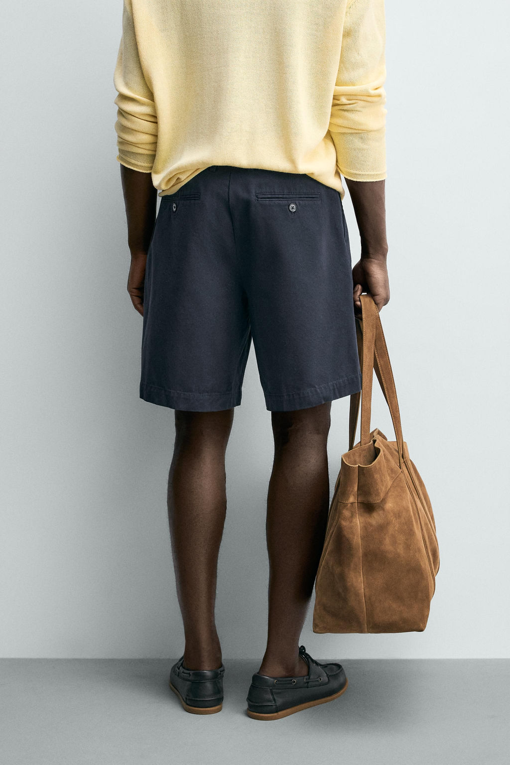 BERMUDA RELAXED FIT PLIEGUES / Marino - Zara фото 3
