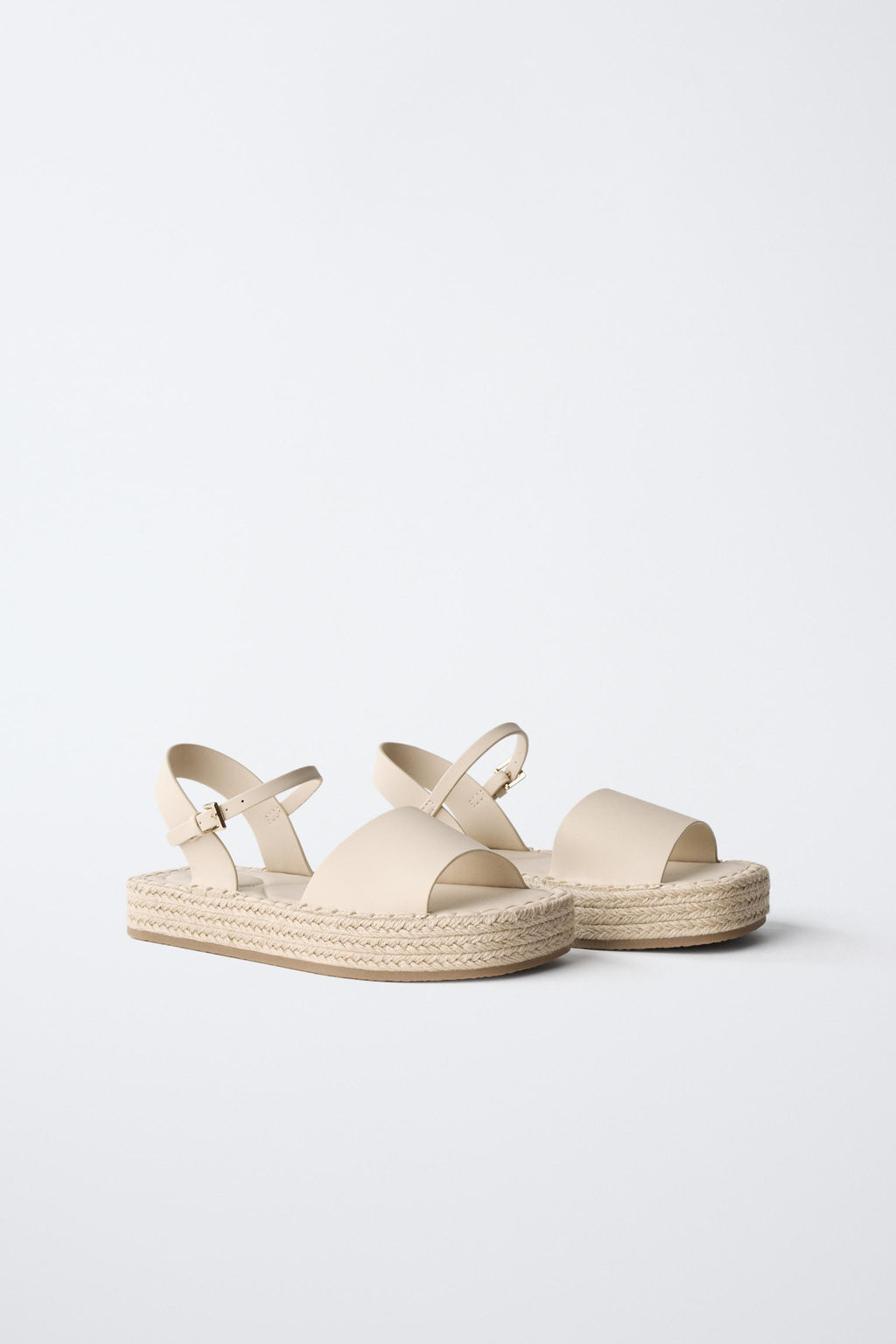 SANDALIA YUTE / Blanco Crudo - Zara фото 2