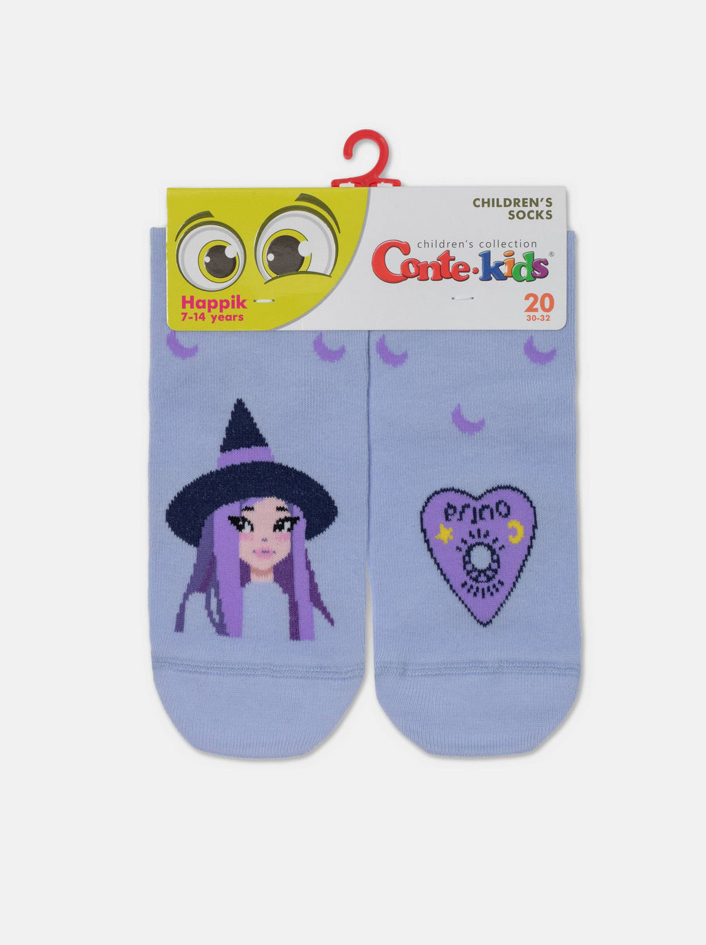 Цена за 2 пары CONTE-KIDS ВЕСЕЛЫЕ НОЖКИ бледно-фиолетовый