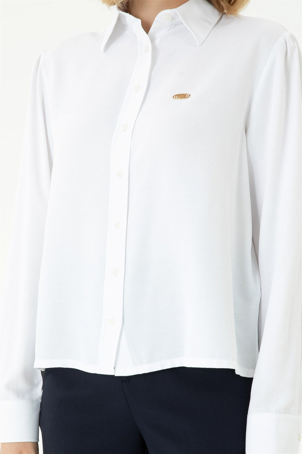 Kad_n Beyaz Uzun Kollu G_mlek - U.s. polo assn фото 6