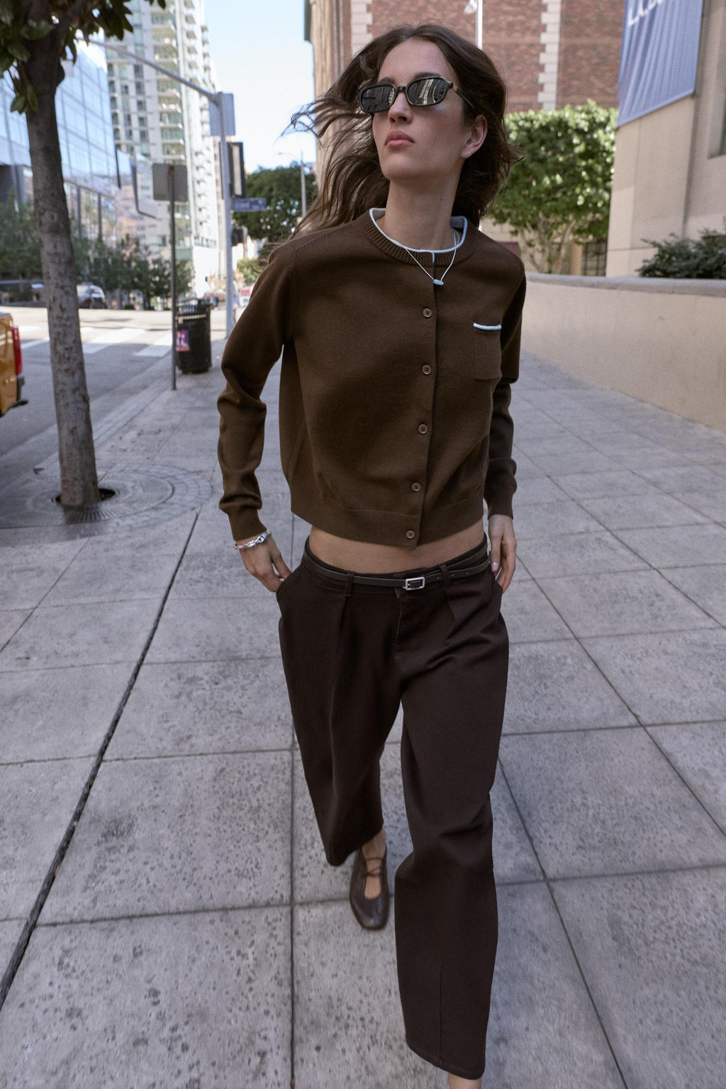 COMBINED KNIT CARDIGAN - Zara фото 10