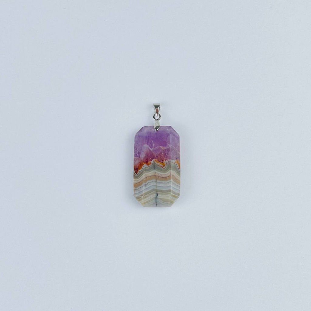 Кулон из Аметиста с Агатом