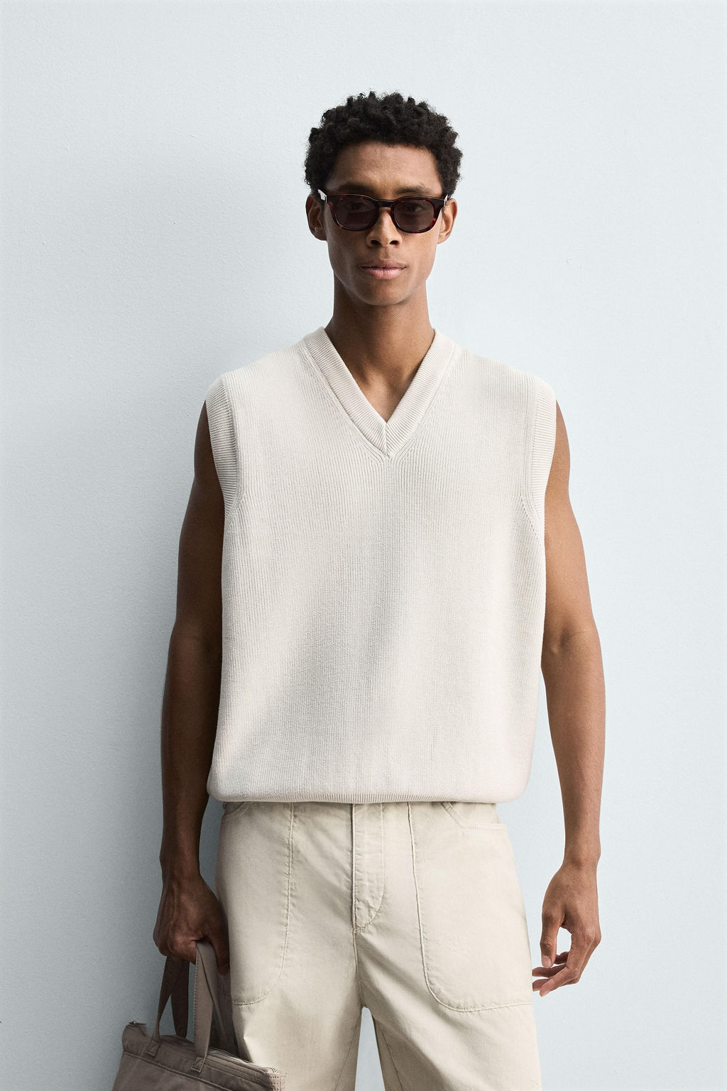 COTTON KNIT WAISTCOAT - Zara фото 2