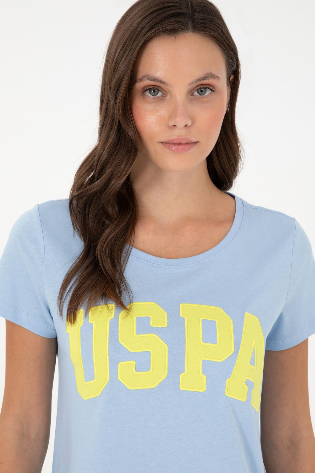 Женщина светло -голубая базовая скидка на сюрприз в корзине - U.s. polo assn фото 2