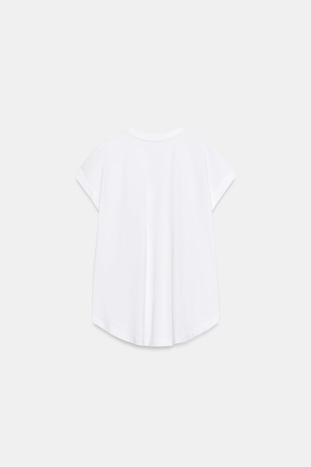 CAMISETA ASIM?TRICA ALGOD?N / Blanco - Zara фото 6