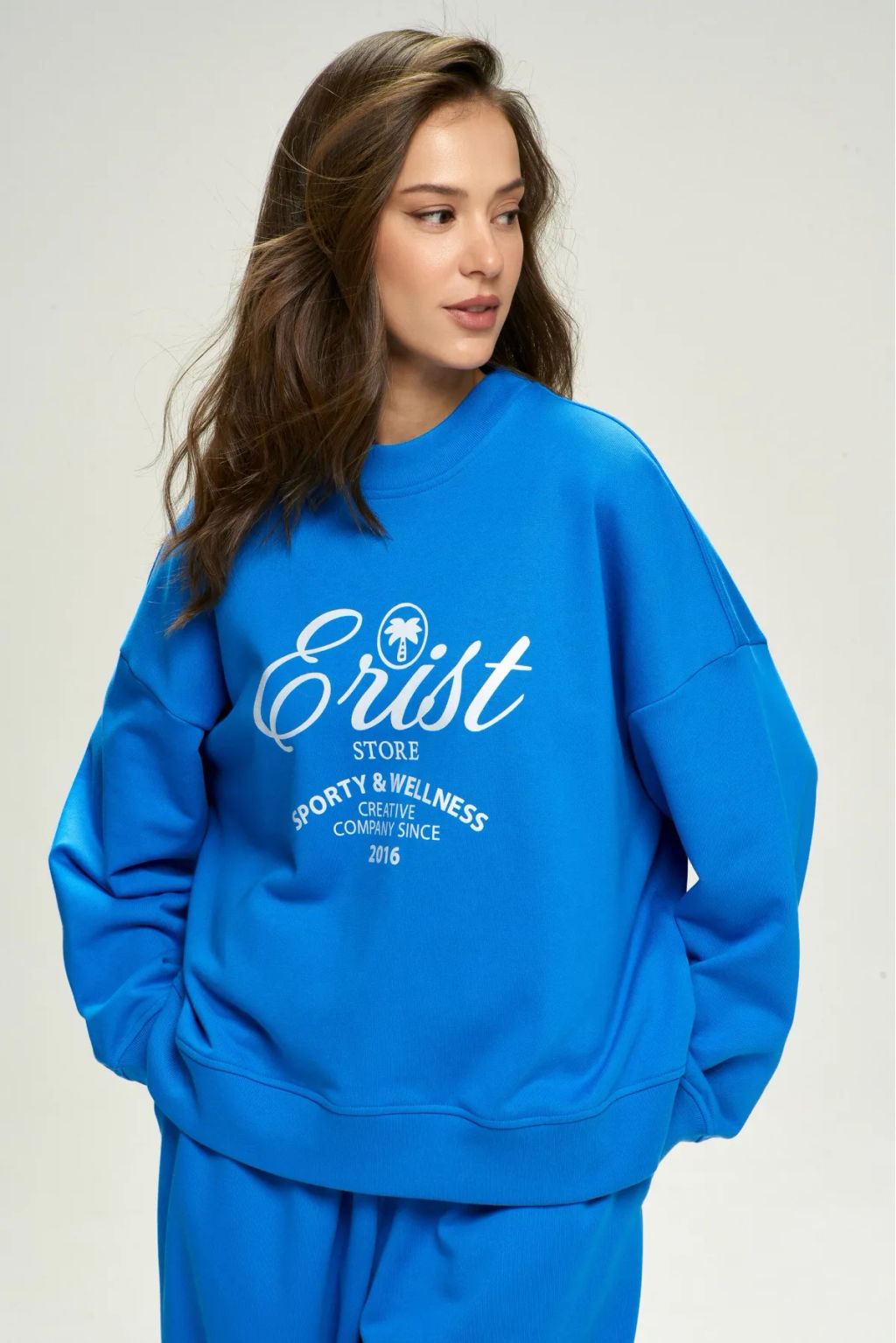 Свитшот Wellness Electric Blue - Erist store фото 6