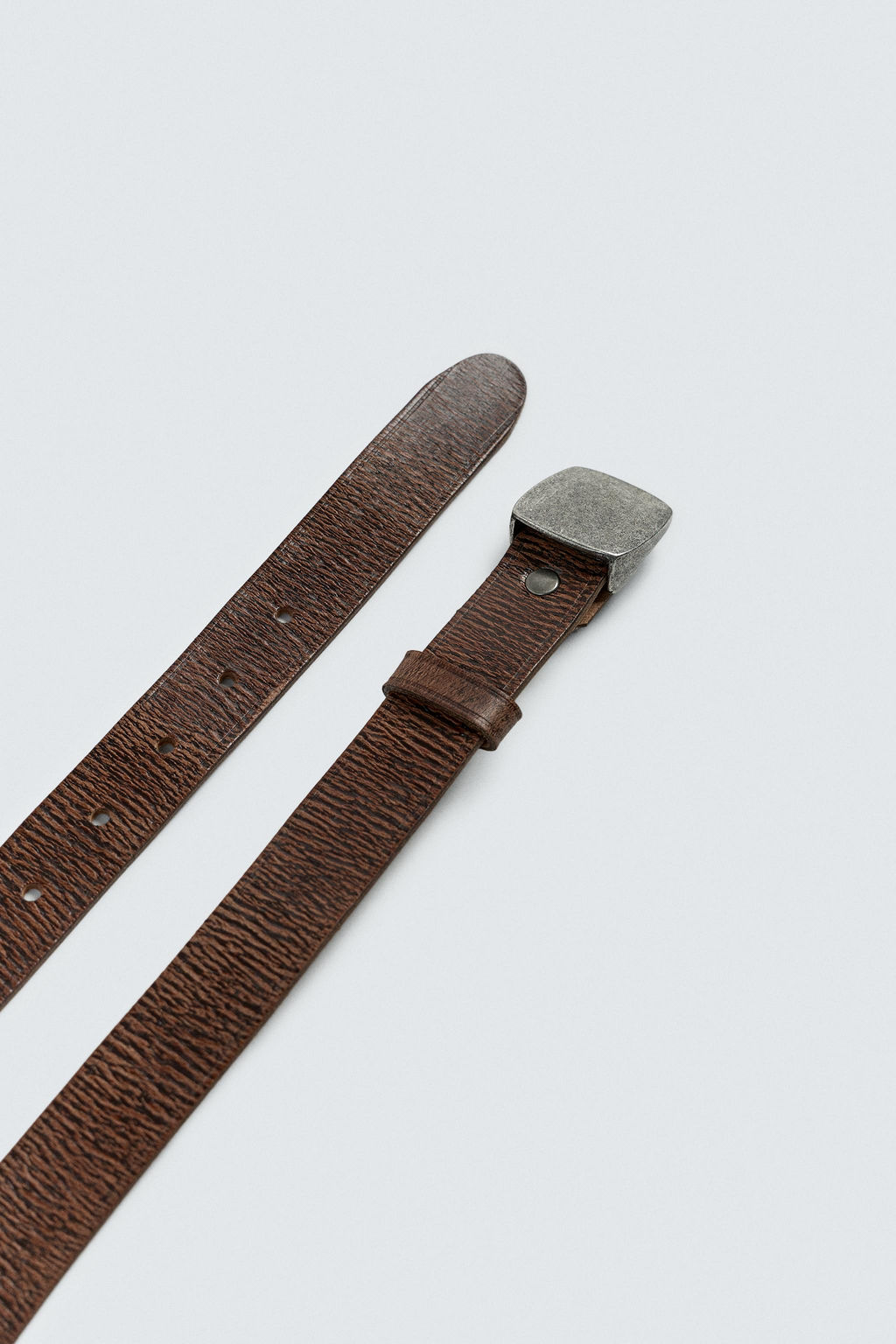 CINTUR?N CHAPA MET?LICA / Marr?n - Zara фото 4