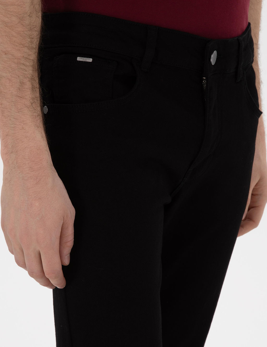 Siyah Slim Fit Jean Pantolon - Pierre cardin фото 5