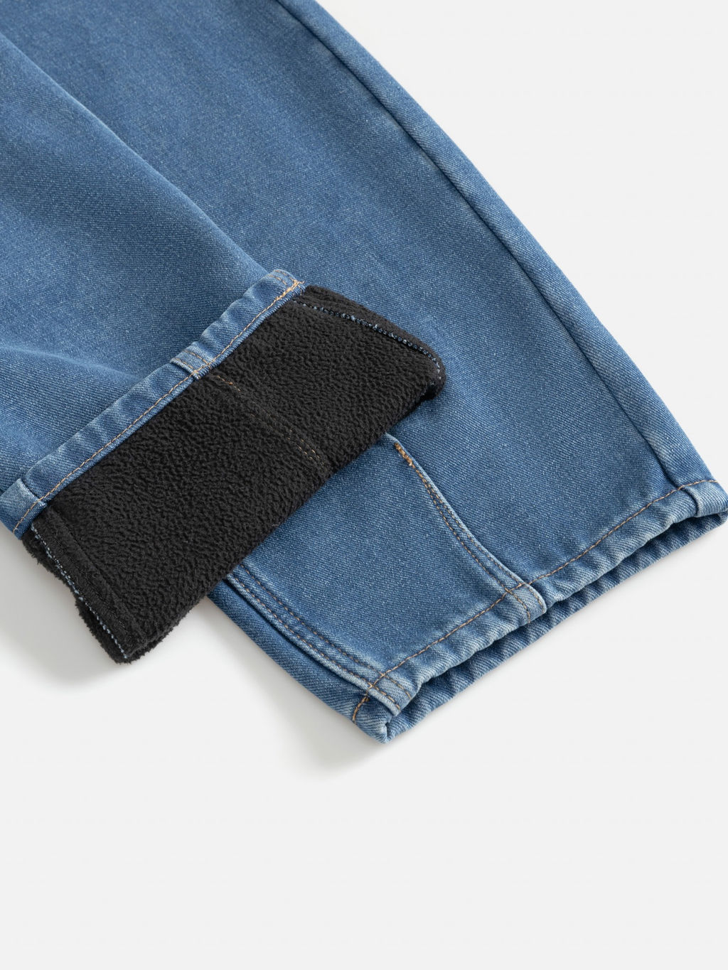 ACOOLA / Брюки джинсовые (утепленные) детские для мальчиков Rinner синий фото 7