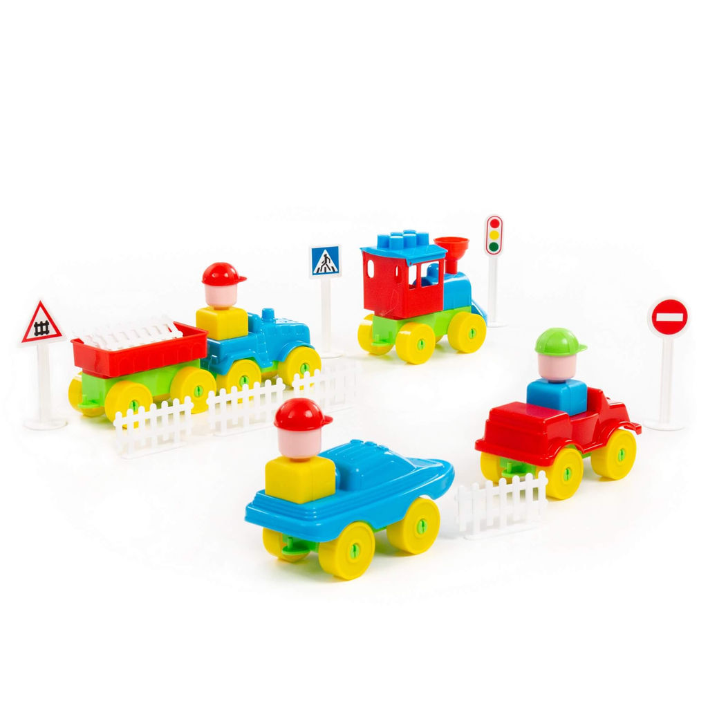 Конструктор Юный путешественник (54 элемента) (в пакете) - Полесье фото 3