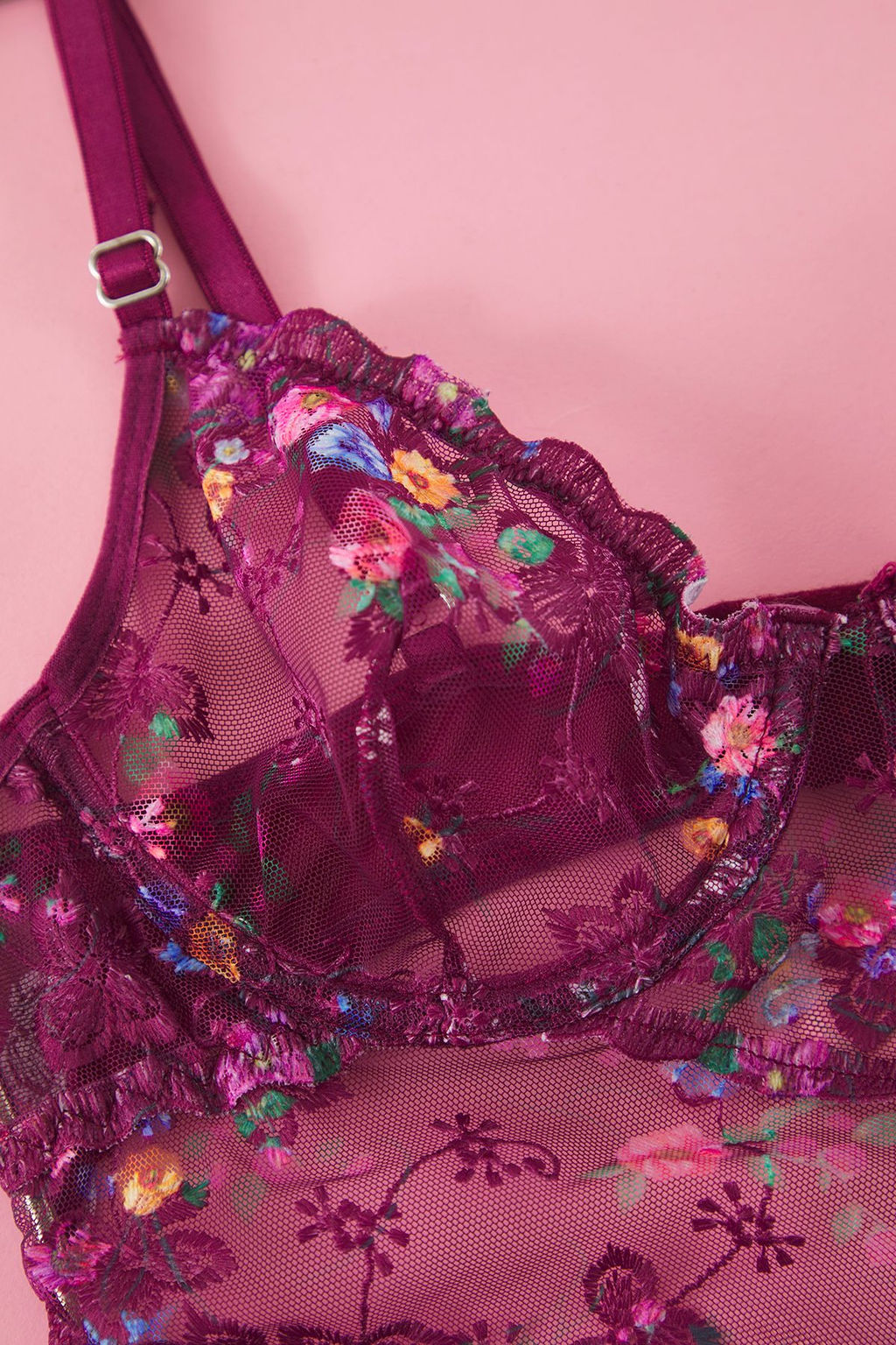 TRENDYOLMILLA Siyah Dantel Brodeli Cicekli Kaps?z C?tc?tl? Orme Body THMSS25BD00000  фото 6
