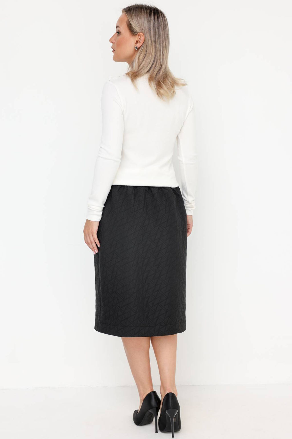 Юбка женская 142/01/Черный - Rise фото 3