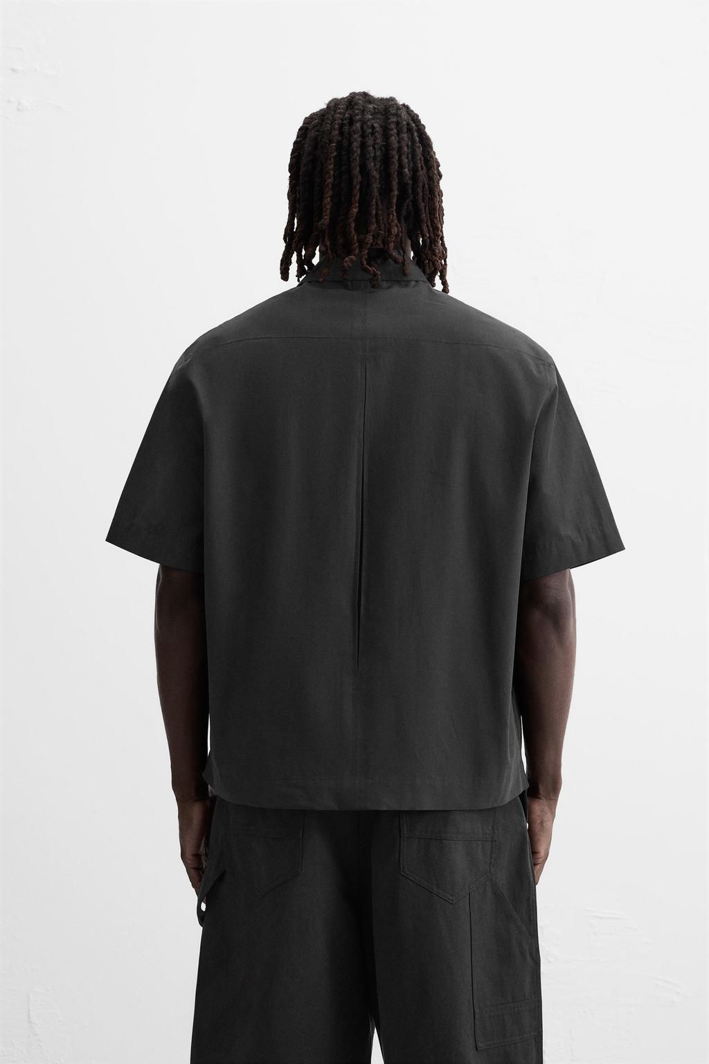 OVERSHIRT WITH POCKETS - Zara фото 3