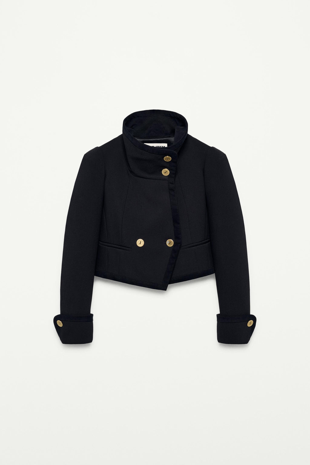 CROPPED BUTTONED JACKET - THE ITEM ZARA WOMAN  фото 5